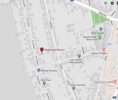 Mapa kontaktu firmy