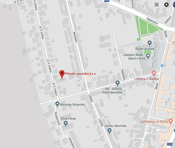 Mapa kontaktu firmy